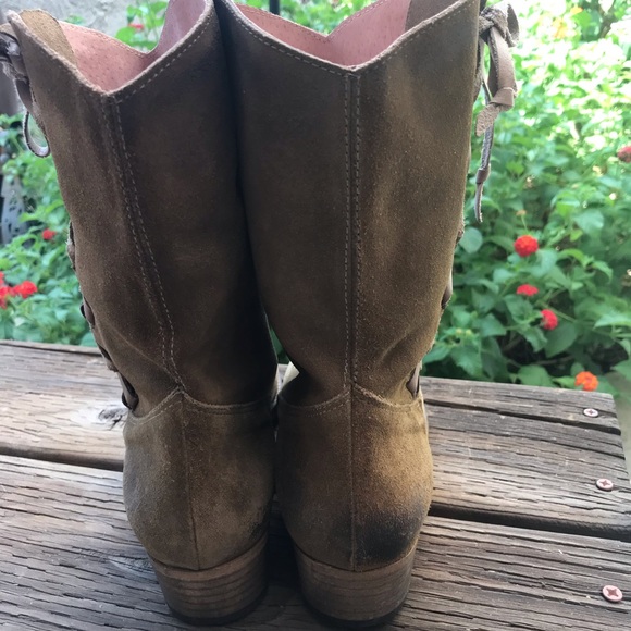 $10 OFF MTNG Originals Sage Green Booties - Picture 3 of 4